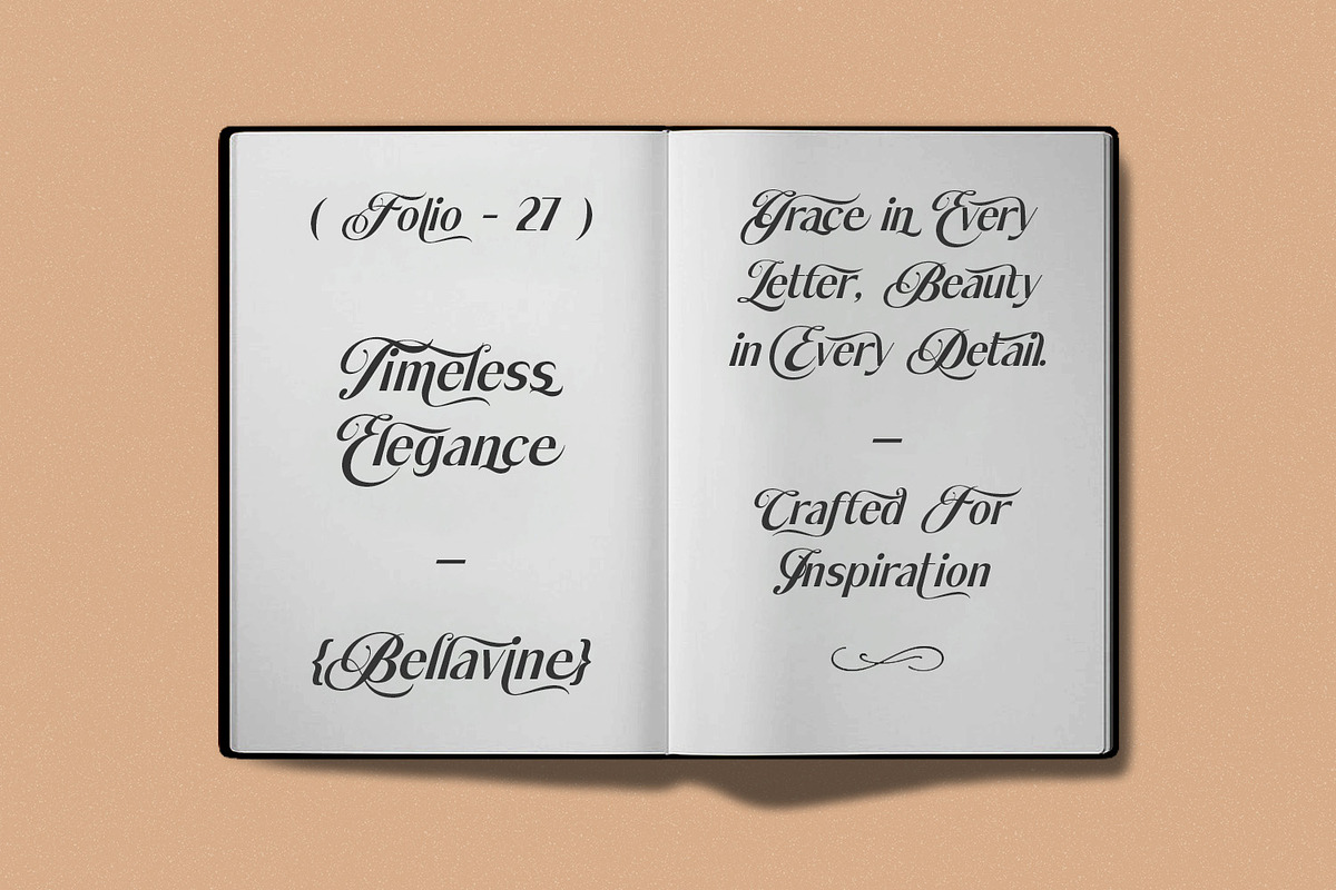 Bellavine, a Serif Font by din-studio.com (Photo 4 of 11)