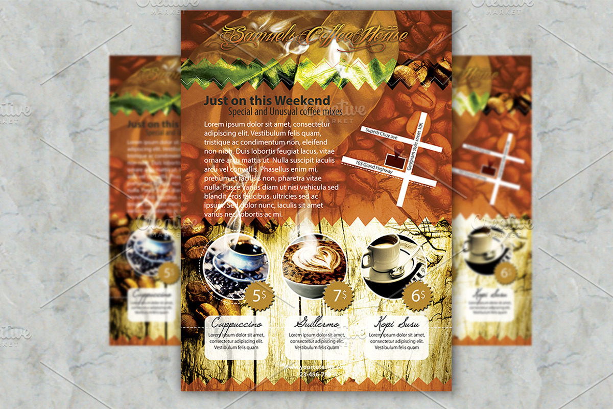Restaurateur Flyer Template, a Flyer Template by zheksha (Photo 4 of 5)