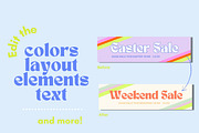 Etsy Shop Branding Canva Templates, a Landing Page Template by Hell Yeah Designs (Thumbnail 6 of 7)