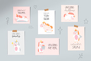 Cute unicorns, elements and quotes, an Animal Illustration by Mariart_i (Thumbnail 5 of 8)