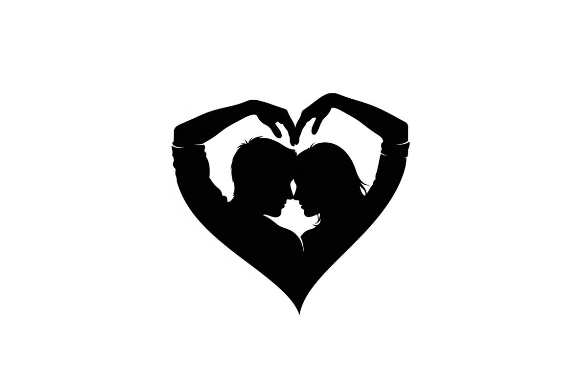 Couple Love Silhouette Bundle, an Illustration by jahid234 (Photo 5 of 48)