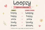 Loopzy, a Handwritten Font by Wow Magic (Thumbnail 2 of 6)