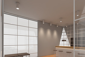 3D Model Cafe Modern 1