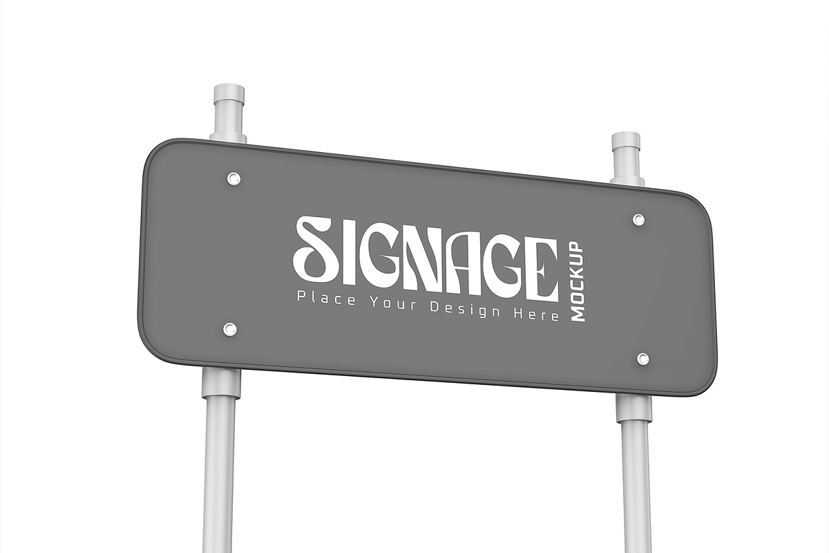 Street Direction Mockup Template, a Product Mockup by graphypix (Photo 4 of 4)