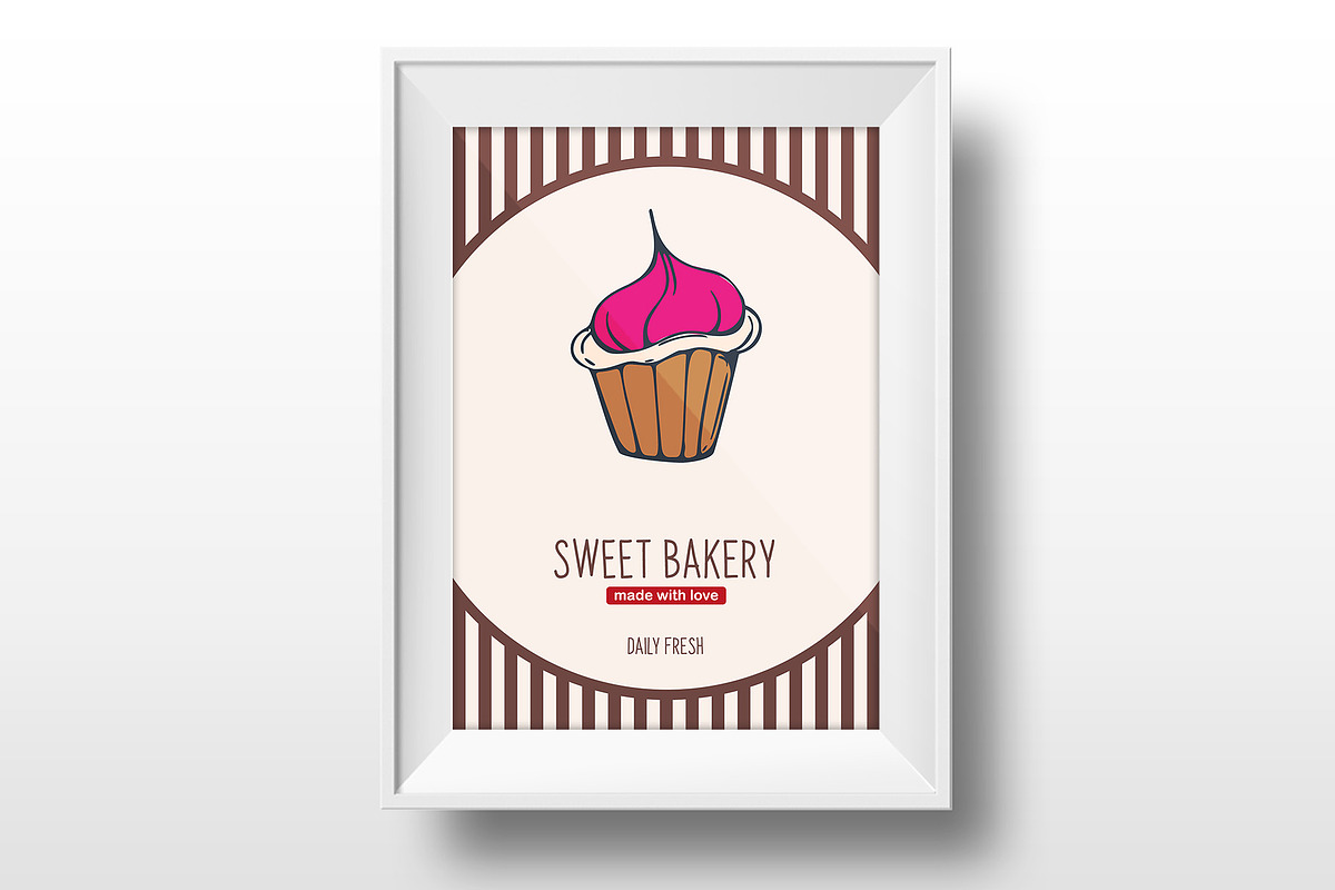 12 Cupcakes Posters, a Poster Template by Leo Edition (Photo 9 of 9)