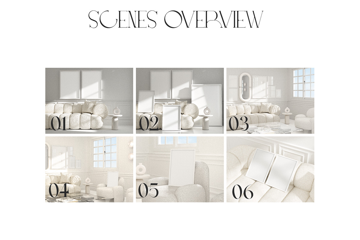ALL WHITE FRAME MOCKUP BUNDLE, a Mockup by N digital designs (Photo 10 of 11)