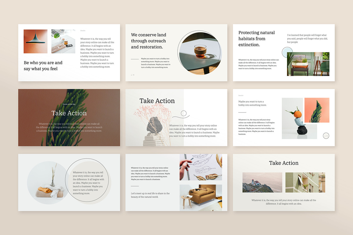Breathe Creative Keynote Template, a Presentation Template by Vladislav Muslakov (Photo 12 of 14)