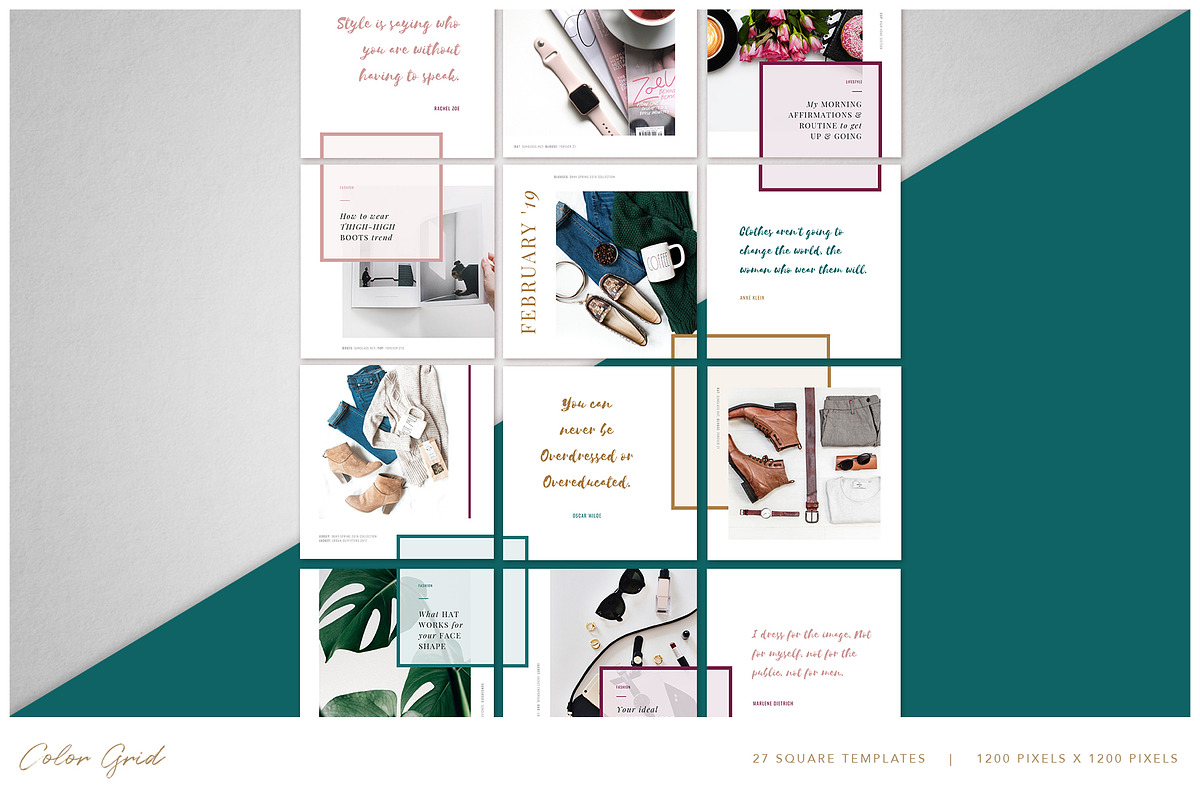 THE GRID | Canva & PPT, a Social Media Template by Marigold Studios (Photo 12 of 14)