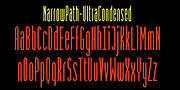 NarrowPath, a Sans Serif Font by Ingrimayne Type (Thumbnail 5 of 8)