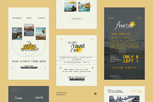 Travel and Tour Instagram Pack, a Social Media Template by fakhroo