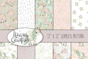 Unicorn Pattern Seamless