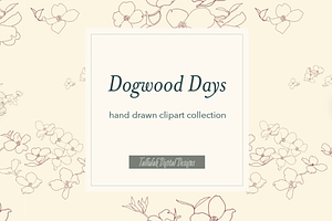 Dogwood Days Hand-drawn Clipart