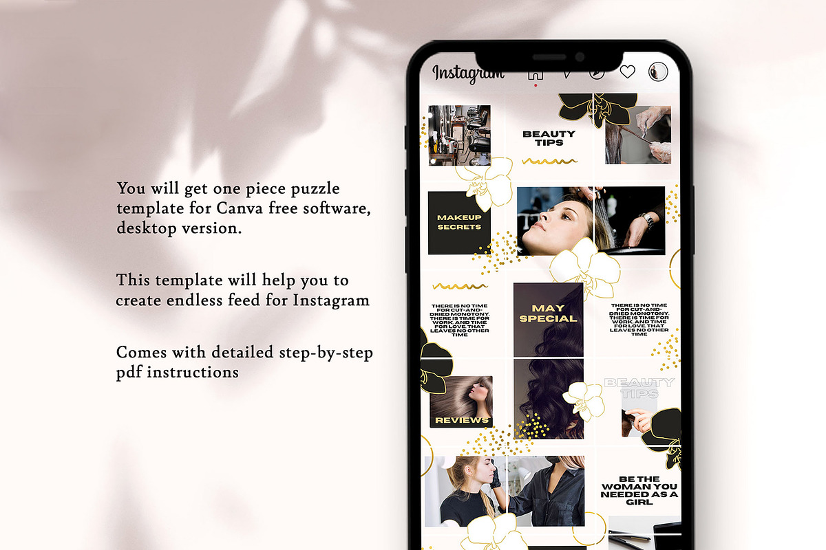 Beauty Puzzle Instagram, a Social Media Template by Kseniia_Design