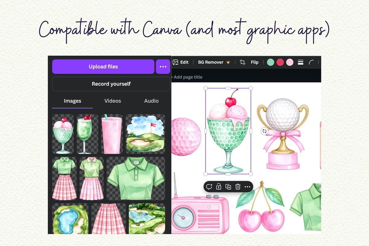 Vintage Golf Club – Pink Edition, an Object Graphic by Anna Design Studio (Photo 6 of 8)