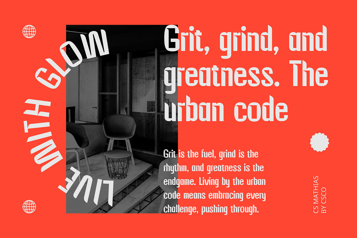 CS Mathias – Inktrap Font, a Sans Serif Font by Craft Supply Co. (Photo 2 of 8)