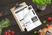 Simple Food Menu, a Flyer Template by Creativestoree (Thumbnail 2 of 5)