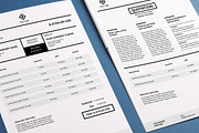 Invoicing Template (InDesign), a Stationery Template by Design Shop (Thumbnail 2 of 5)