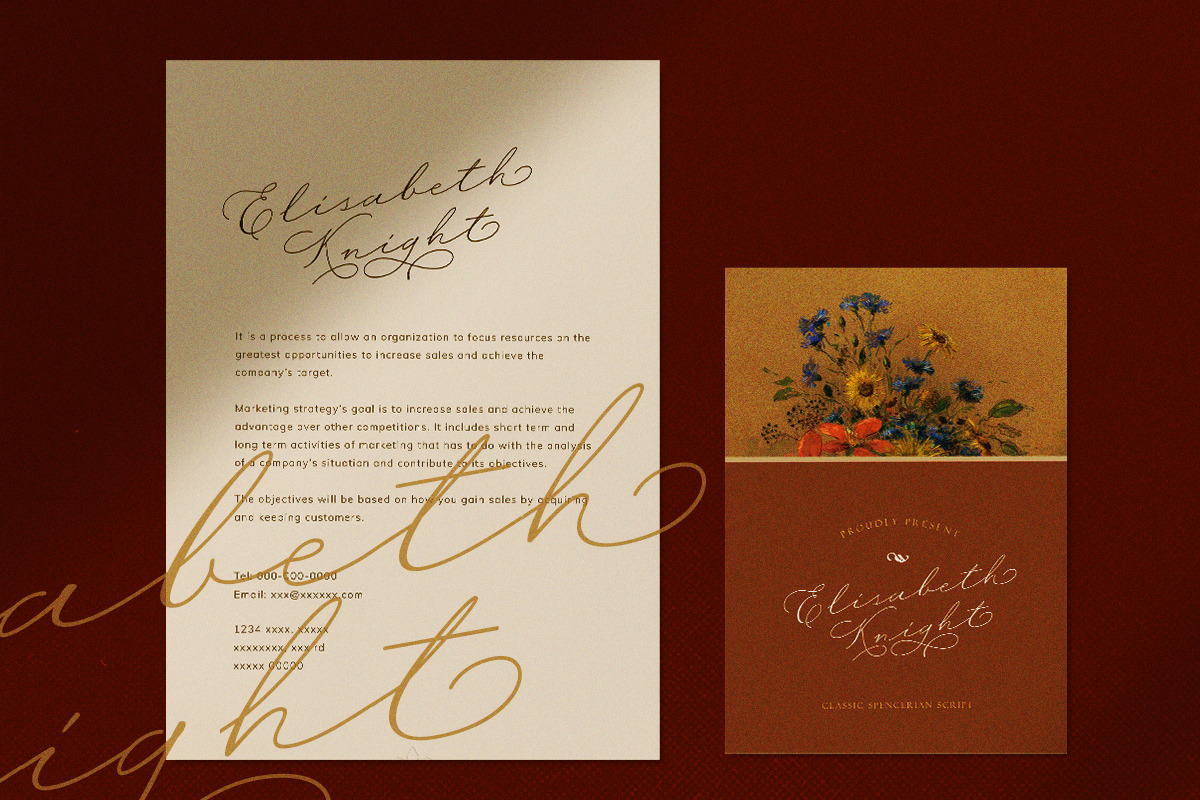 Wisteria Notes - Modern Script Font, a Script Font by Letterhend Studio (Photo 3 of 9)