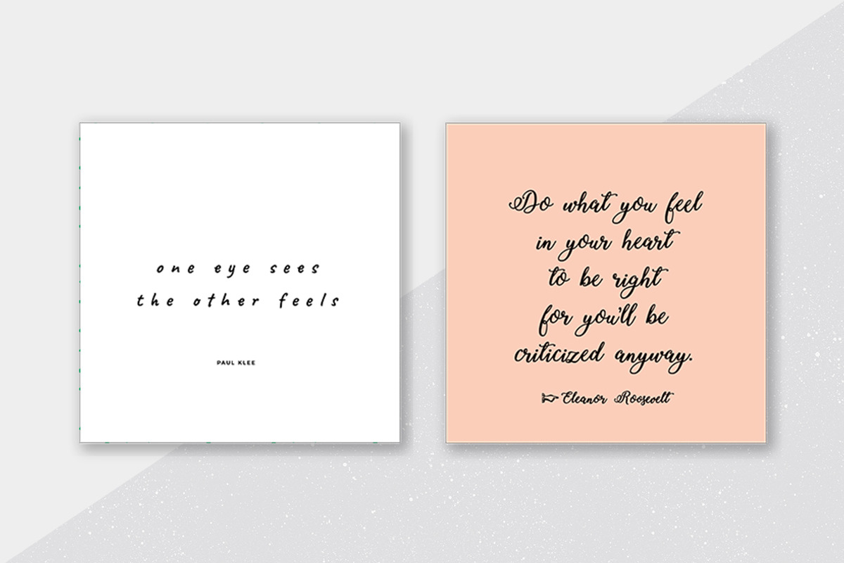 Handwriting Quotes Social Media Kit, a Social Media Template by Viaduc (Photo 5 of 6)