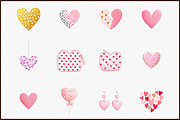 Sequin Heart Valentines Clipart, an Illustration by Sublimation Artist (Thumbnail 3 of 6)
