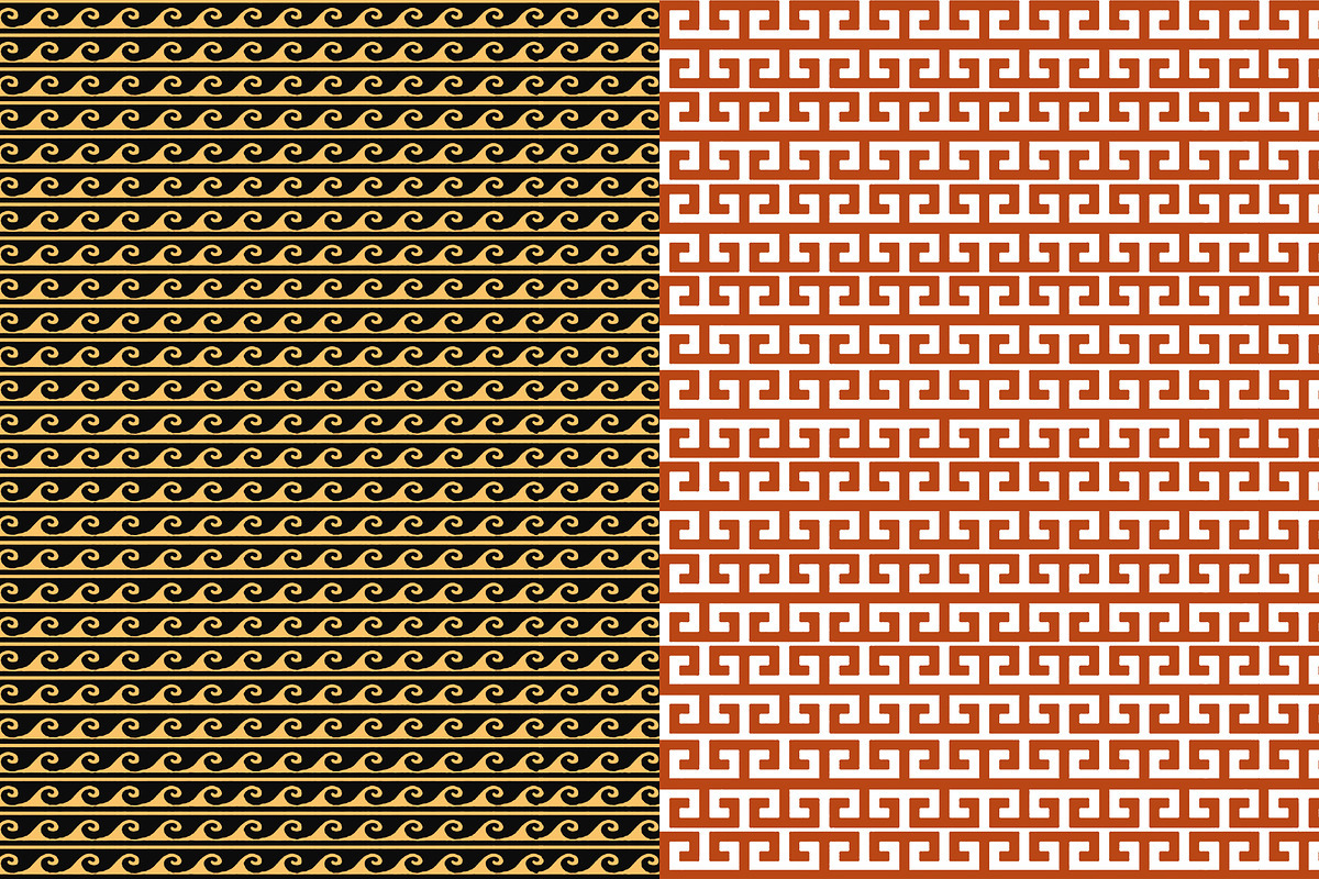 10 Ancient Greek Patterns, a Pattern Graphic by 3Y_Design (Photo 4 of 7)