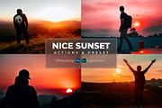 Nice Sunset (Actions & Presets), an Action Add-On by Artlogs x Modaldesain (Thumbnail 1 of 4)
