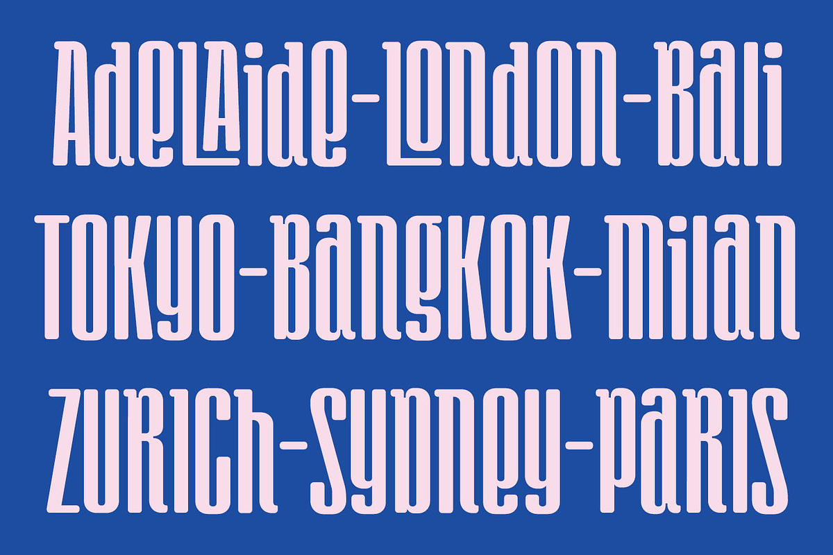Klanting - Condensed Display Font, a Sans Serif Font by Kulokale (Photo 2 of 10)