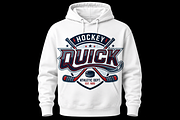 Vintage Quick Hockey Logo, an Object Graphic by Artivon (Thumbnail 3 of 3)