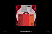 Floppy Disk Mockup Template Bundle, a Product Mockup by PrintPixel (Thumbnail 25 of 28)