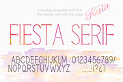 Fiesta. Font Duo. + Bonuses, a Script Font by Red Ink (Thumbnail 6 of 14)