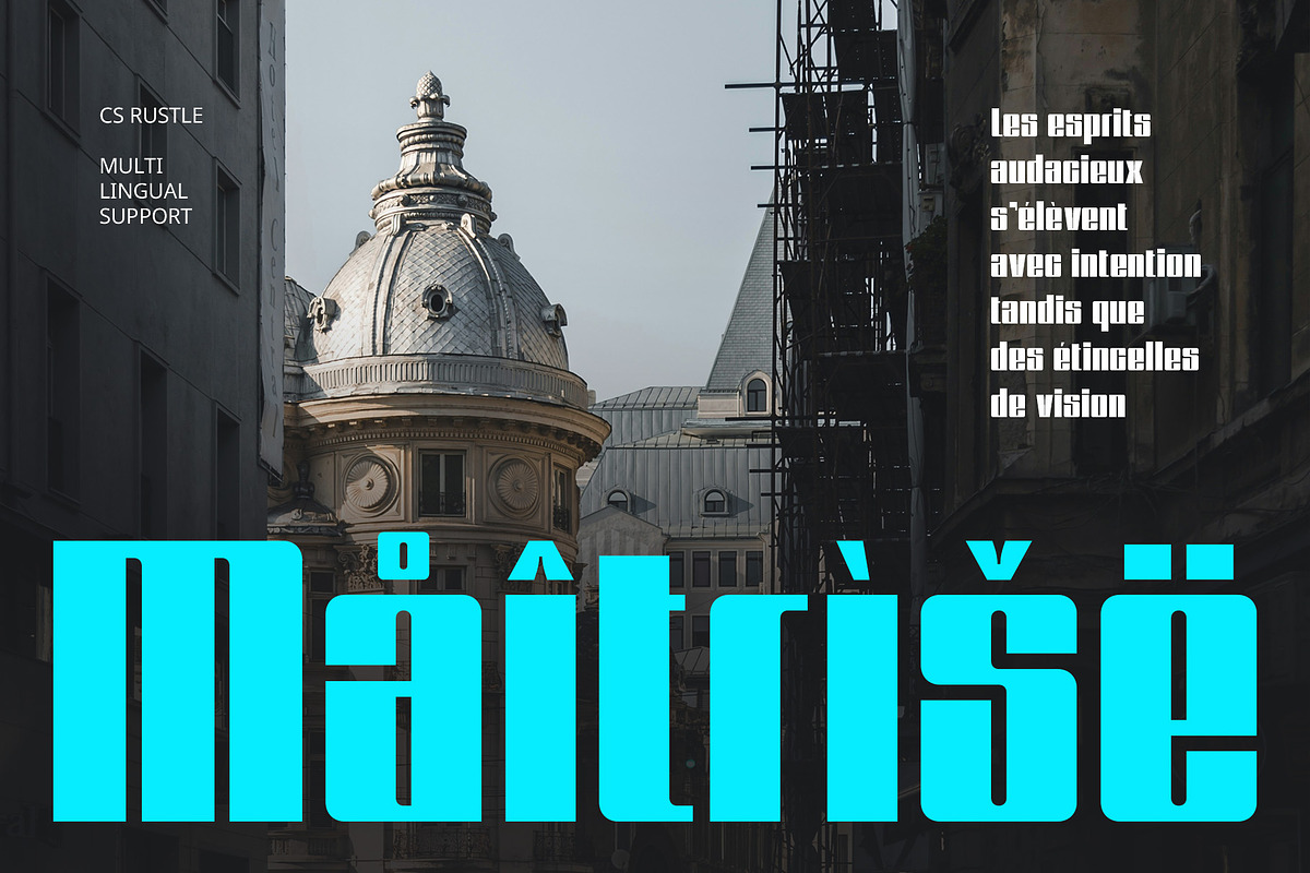 CS Rustle – Condensed Font, a Sans Serif Font by Craft Supply Co. (Photo 7 of 8)