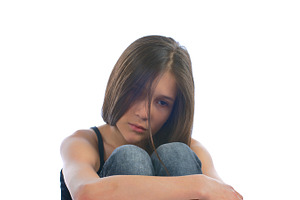 Sad Young Girl