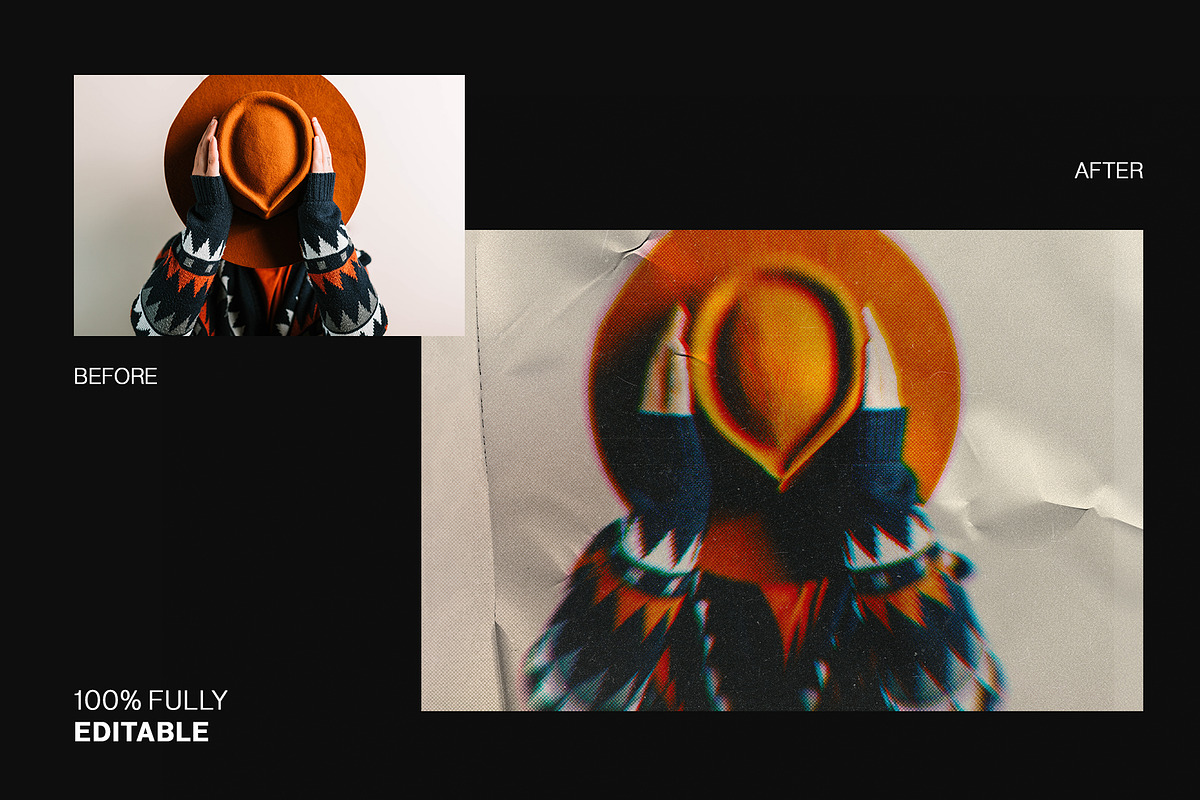 Distortion Photo Effect, a Layer Style Add-On by GlowGrid (Photo 2 of 5)
