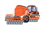 Farm tractors, agriculture machines, a Transportation Illustration by Good Studio (Thumbnail 4 of 7)