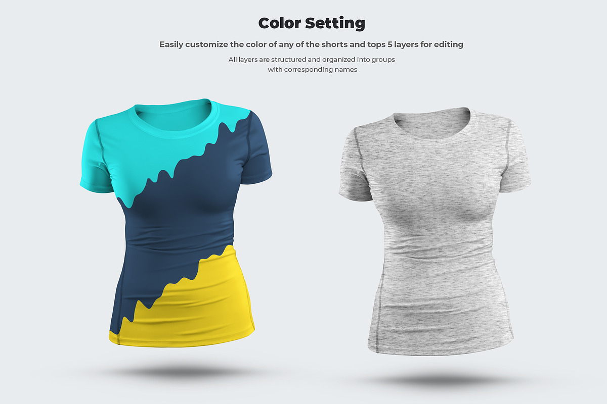 4 Sports 3D Mockup T-Shirt, a Shirt Mockup by Grow Design Craft Studio (Photo 2 of 8)