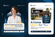 Real Estate Social Media Templates, a Social Media Template by OnurDemircan (Thumbnail 2 of 4)