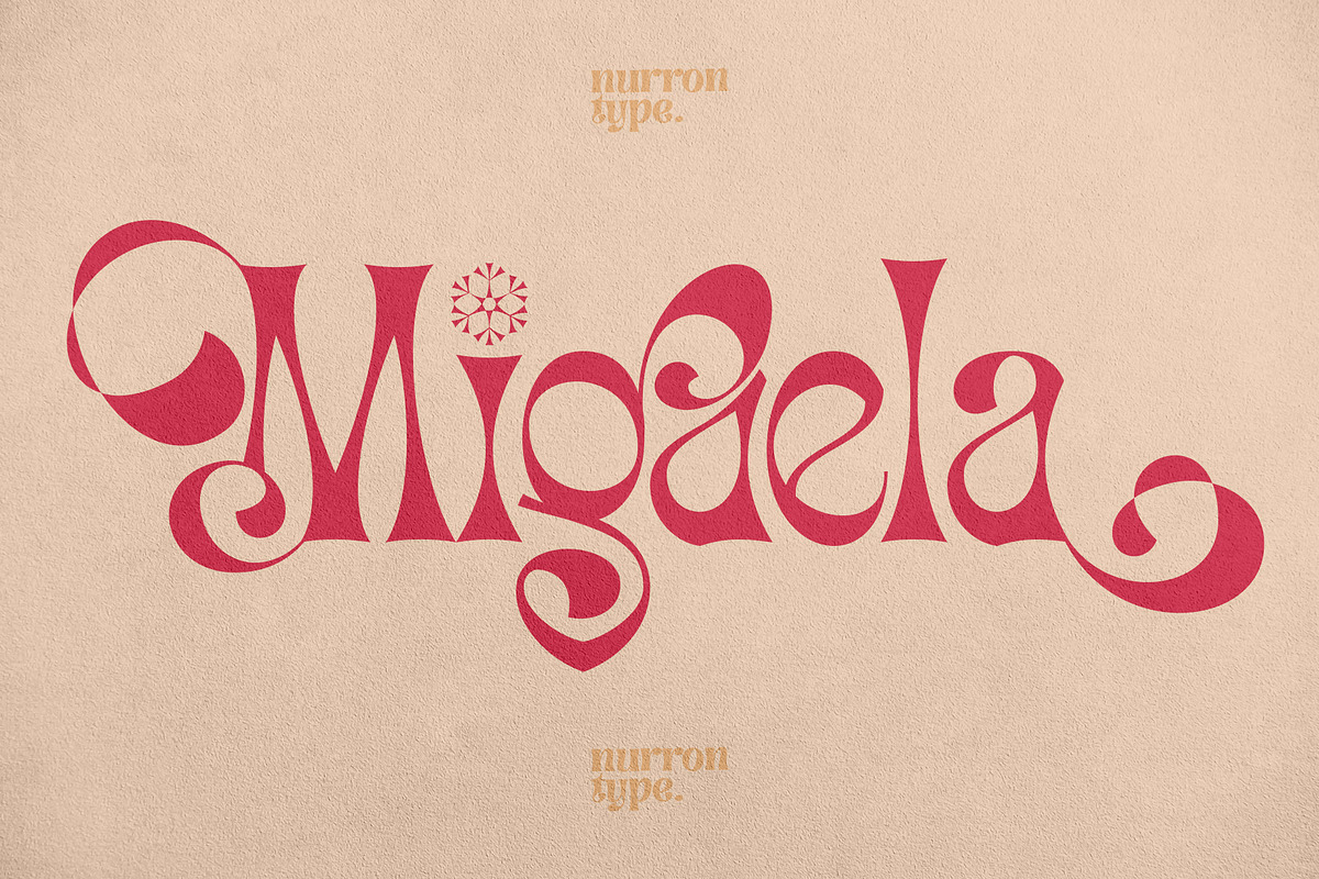 Migaela, a Font by nurrontype (Photo 1 of 15)