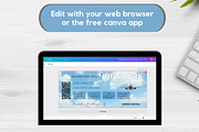 Editable Boarding Pass Template, a Card Template by YasdeyDesigns (Thumbnail 5 of 7)
