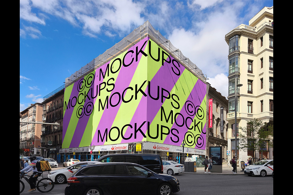 Street Corner Billboard B009, an Advertising Mockup by CC Mockups (Photo 2 of 5)