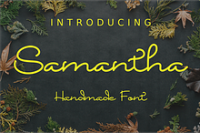 Samantha - a Monoline Font
