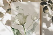 Tulip Whisper - Watercolor Clipart, an Illustration by ThaismotaCreativeCo (Thumbnail 5 of 10)