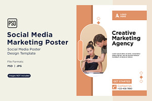 Social Media Marketing Poster Design, a Design Template by shahsoft