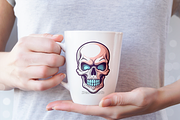 skull head clipart, an Object Graphic by DreamerStarCo (Thumbnail 4 of 6)