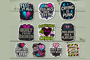 2000s Emo Revival Sticker Pack, a Graphic by FakhiiDesigns (Thumbnail 1 of 4)