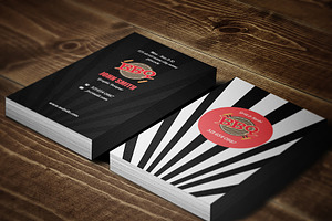 Creative BBQ Business Card