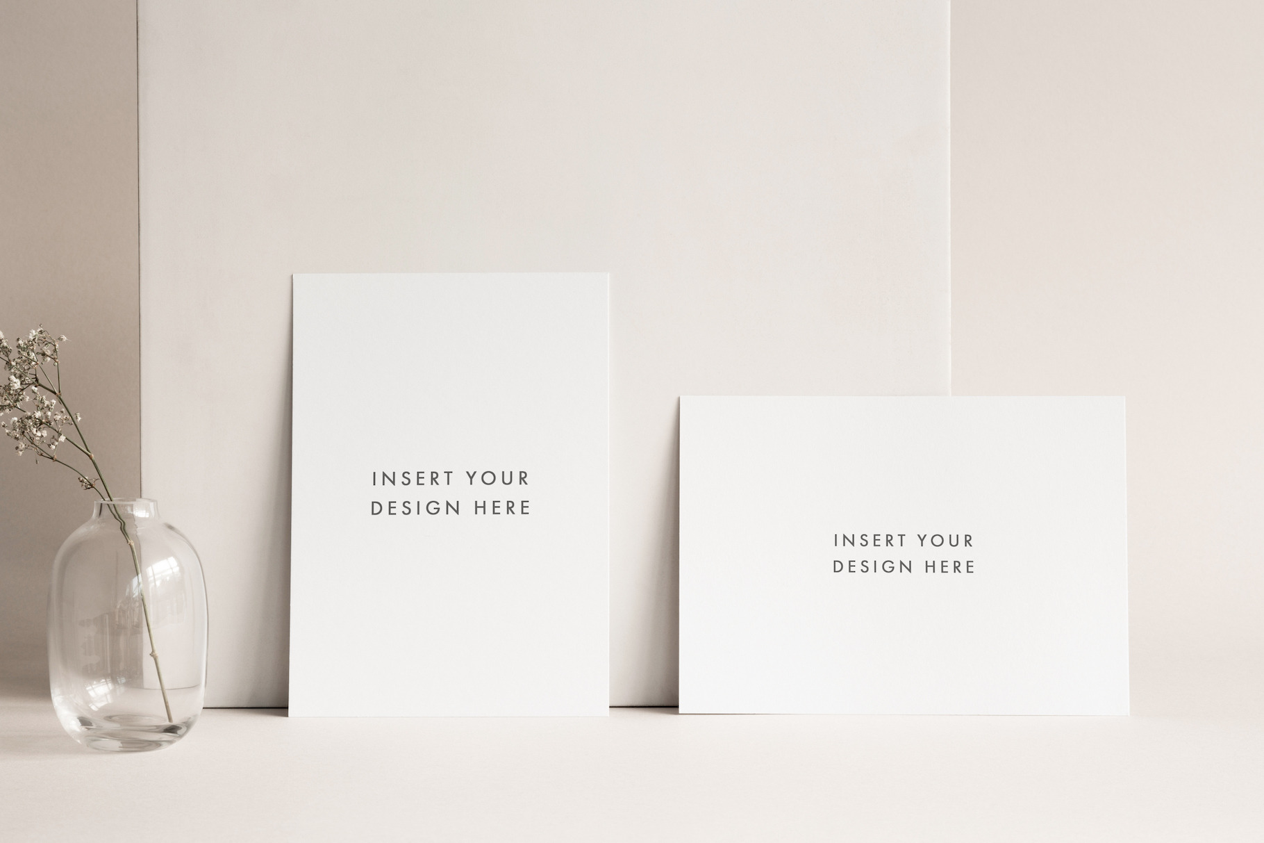 5x7 Paper Stationery Mockup | Print Templates ~ Creative Market