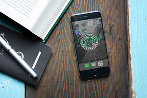 iPhone 6 Photoshop Mockup #3