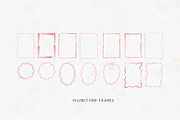 Cute Watercolor Borders & Frames, a Graphic by Design by Laney (Thumbnail 8 of 10)