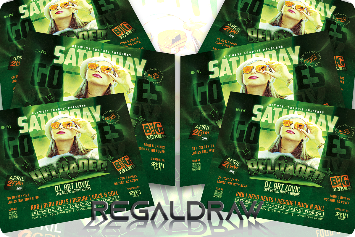 Night Club Party Flyer, a Flyer Template by regalDRAW (Photo 3 of 3)