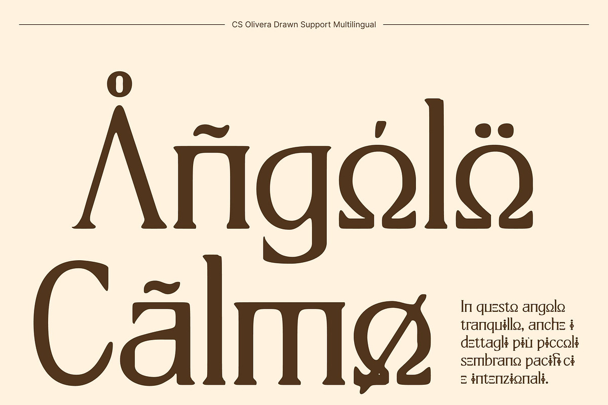 CS Olivera Drawn, a Serif Font by Craft Supply Co. (Photo 7 of 8)